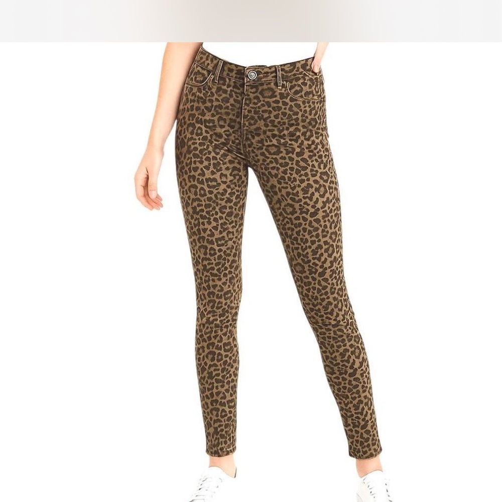 American Eagle Outfitters Brown Leopard Next Level Stretch Skinny Jeans